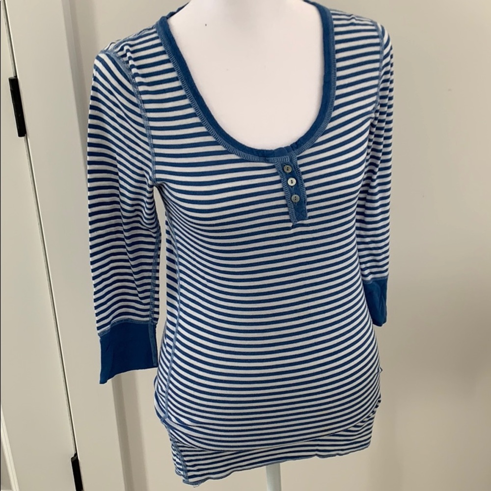Michael Stars Stripe Henley